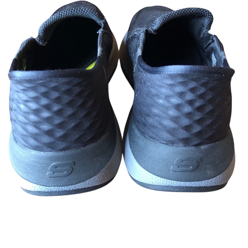 Skechers Neville Rovelo Slip In Sneakers Mens Size 12 Wide Black Memory Foam - Picture 6 of 12